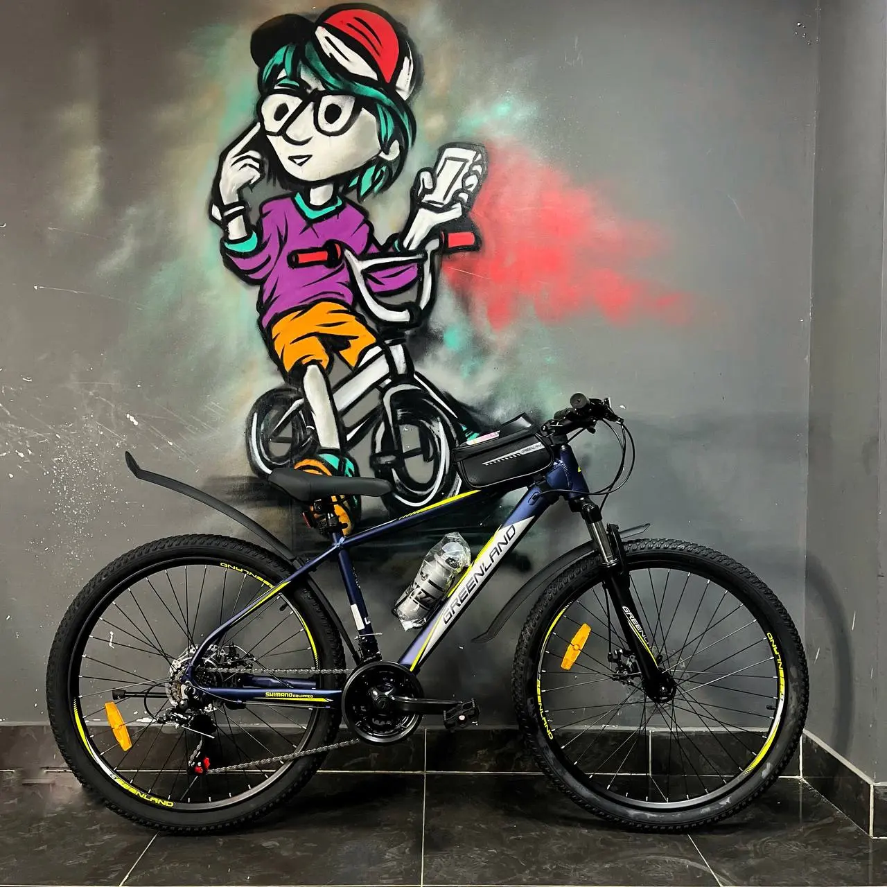 Велосипед Greenland Everest 26 1.0 синий 2