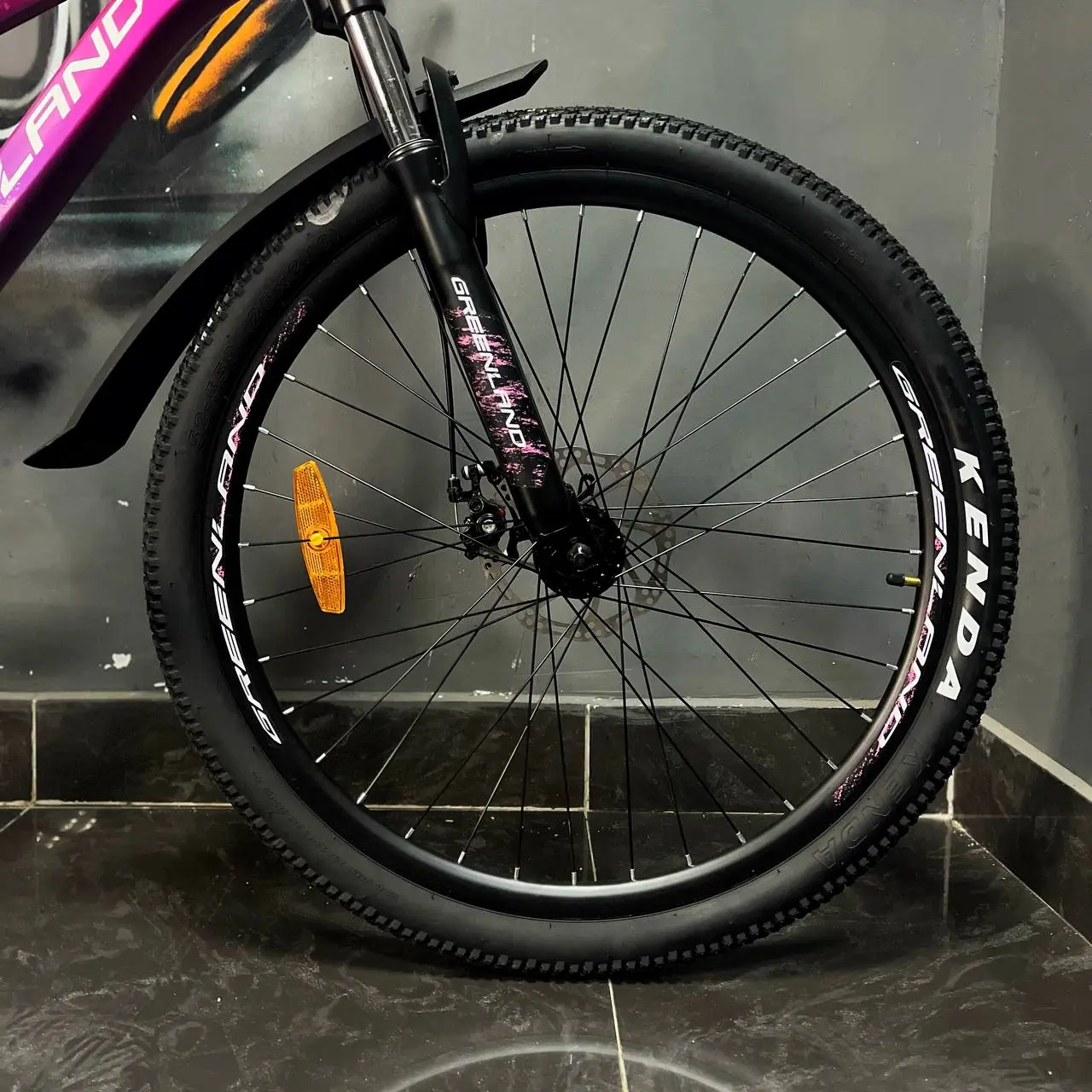 Велосипед Greenland Demetra Pro 26 фиолетовый-розовый 1