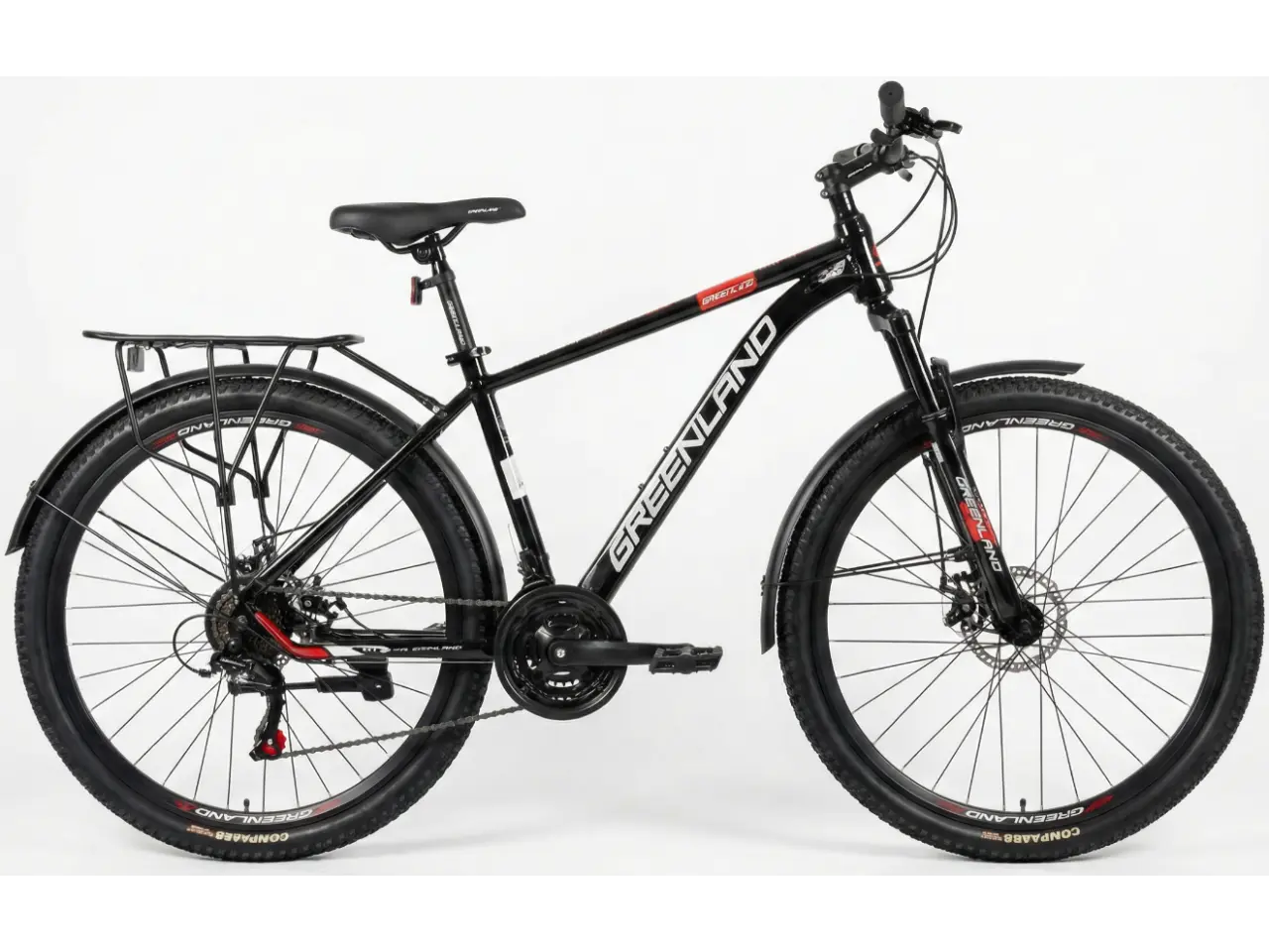 Велосипед Greenland Breeze K 29 черный-красный 1