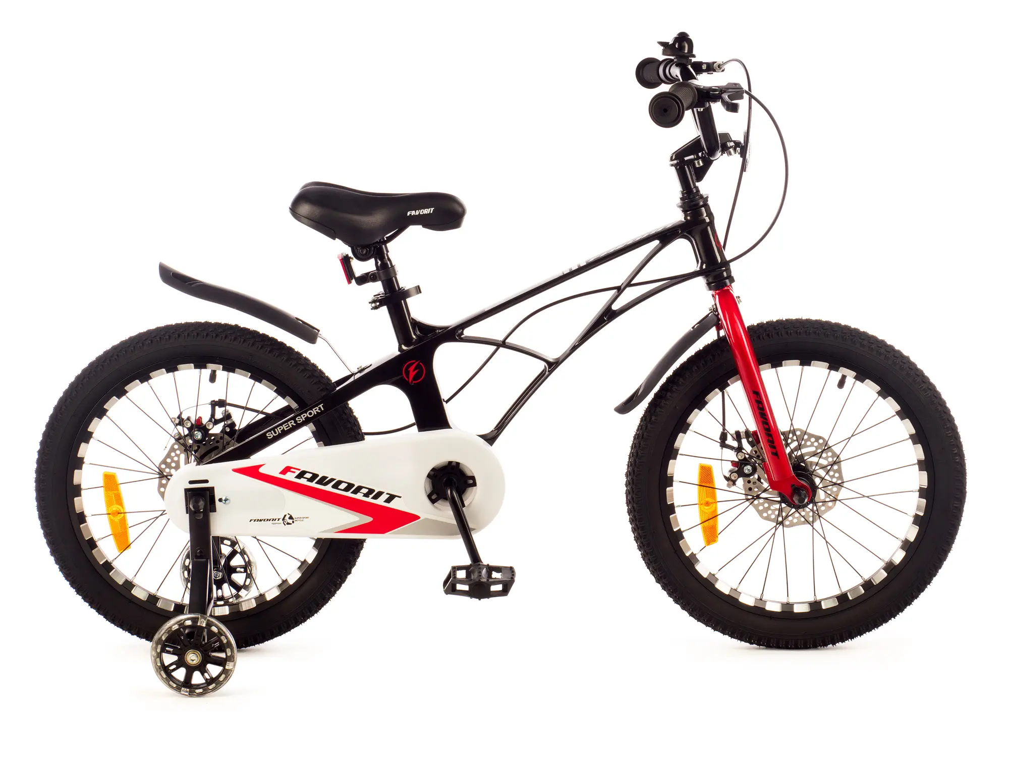 Детский велосипед Favorit Super Sport 16 черный 1