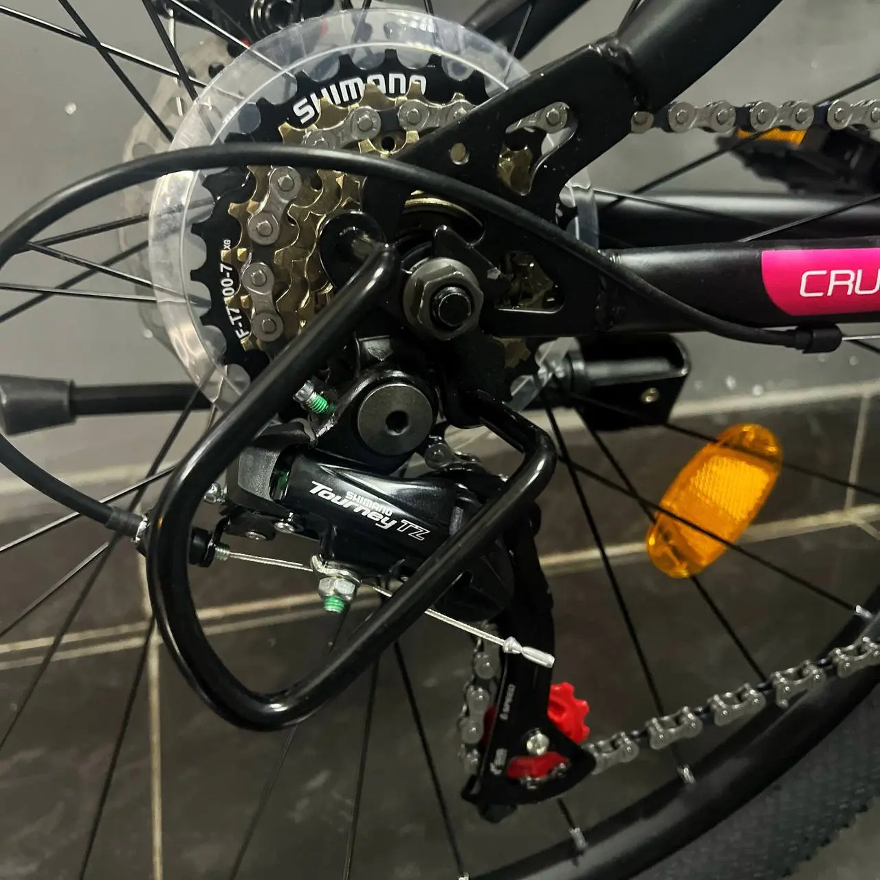 Велосипед Greenland Cruise 26 черный-розовый 1