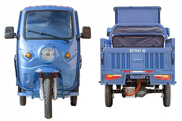 Грузовой электротрицикл Rutrike Гермес Pro 1500 72V1500W	темно-синий матовый 1