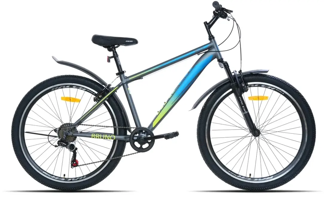 Racer Bruno 26 темно-серый/голубой/лайм 1