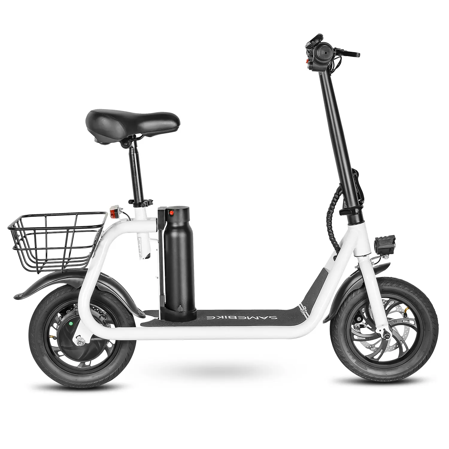 Электросамокат SameBike Comfort  белый 1