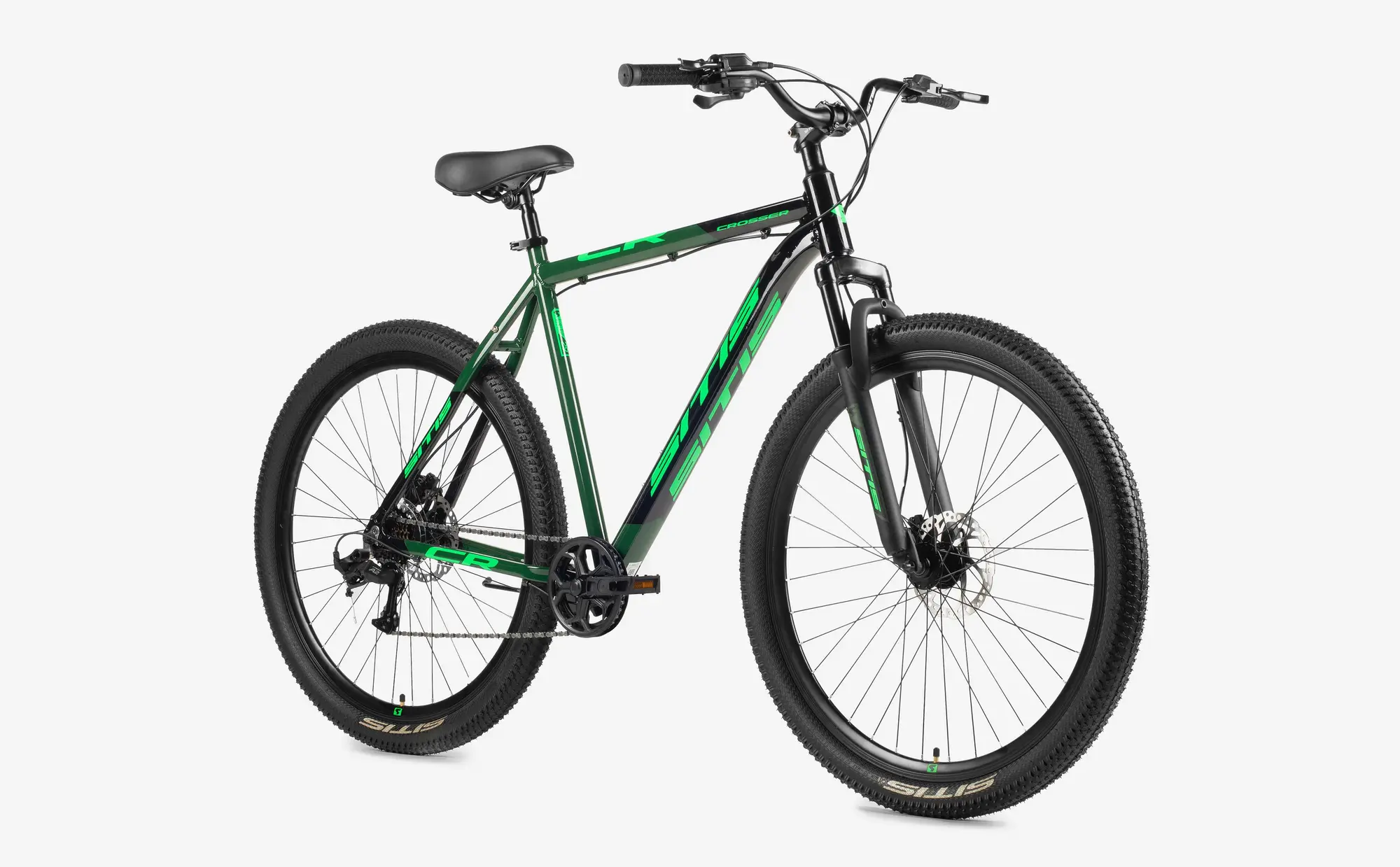 Велосипед SITIS CROSSER 7SP HD 29 Black-Green 1