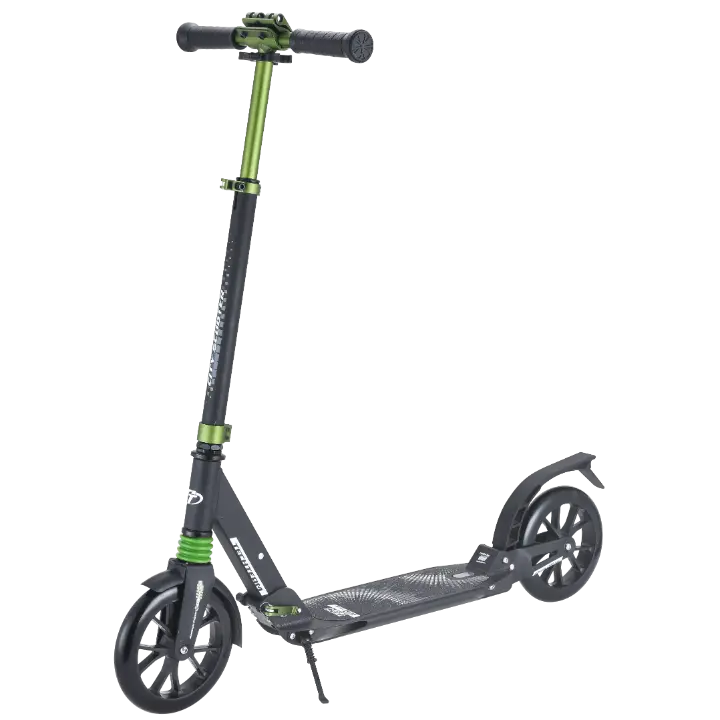 Двухколесный подростковый самокат Tech Team City Scooter Disk Brake 2024 (зеленый) 1