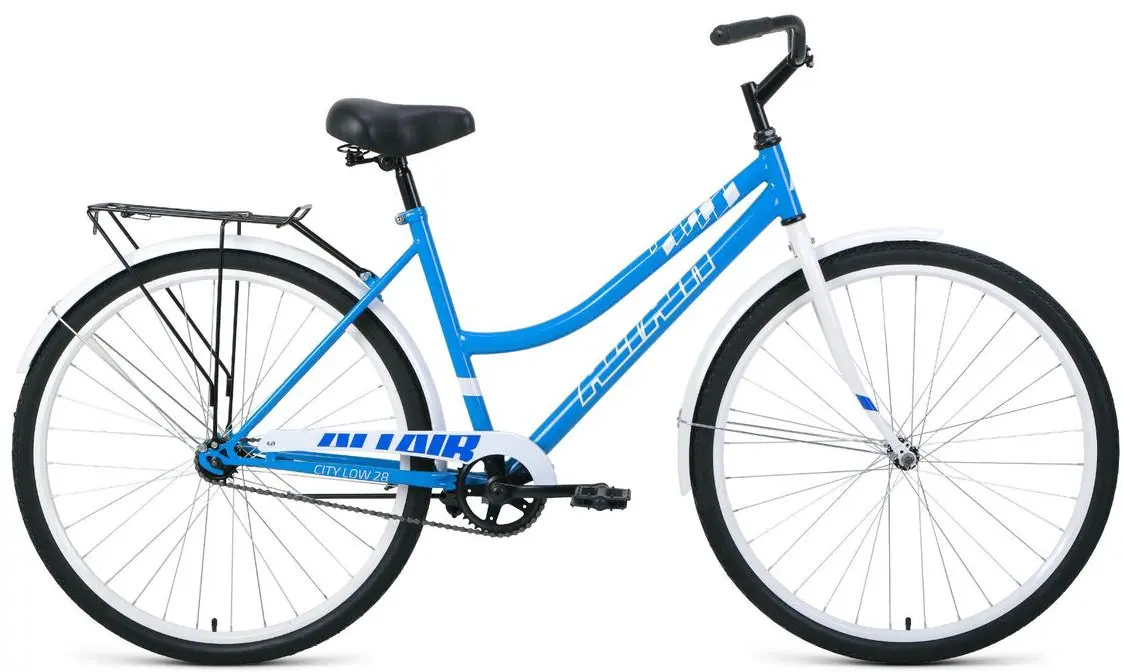 Велосипед Altair City low 28 2023 (голубой/белый) 1
