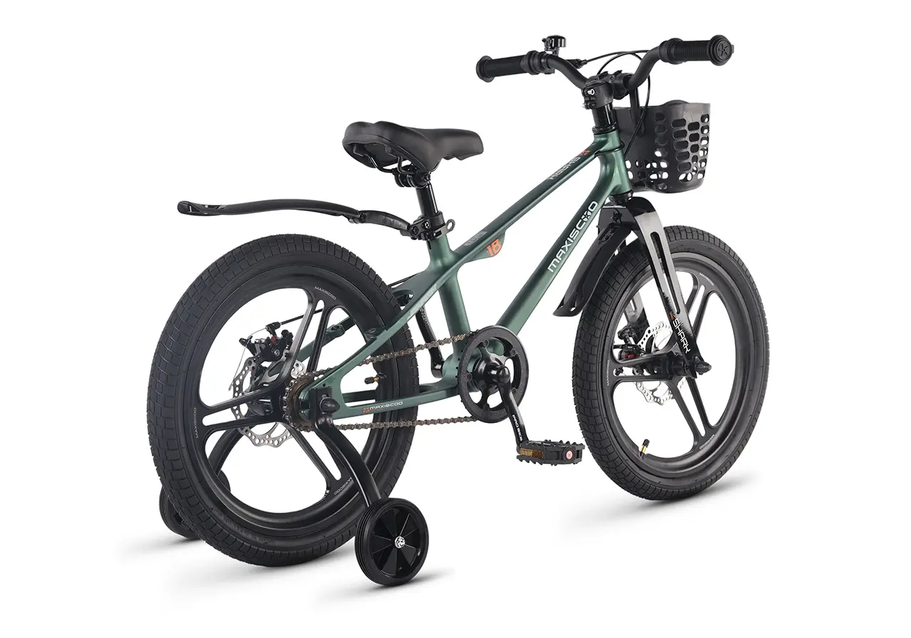 Детский велосипед Maxiscoo Shark Pro 18 2026 / MSC-SH1851P зеленый матовый 1
