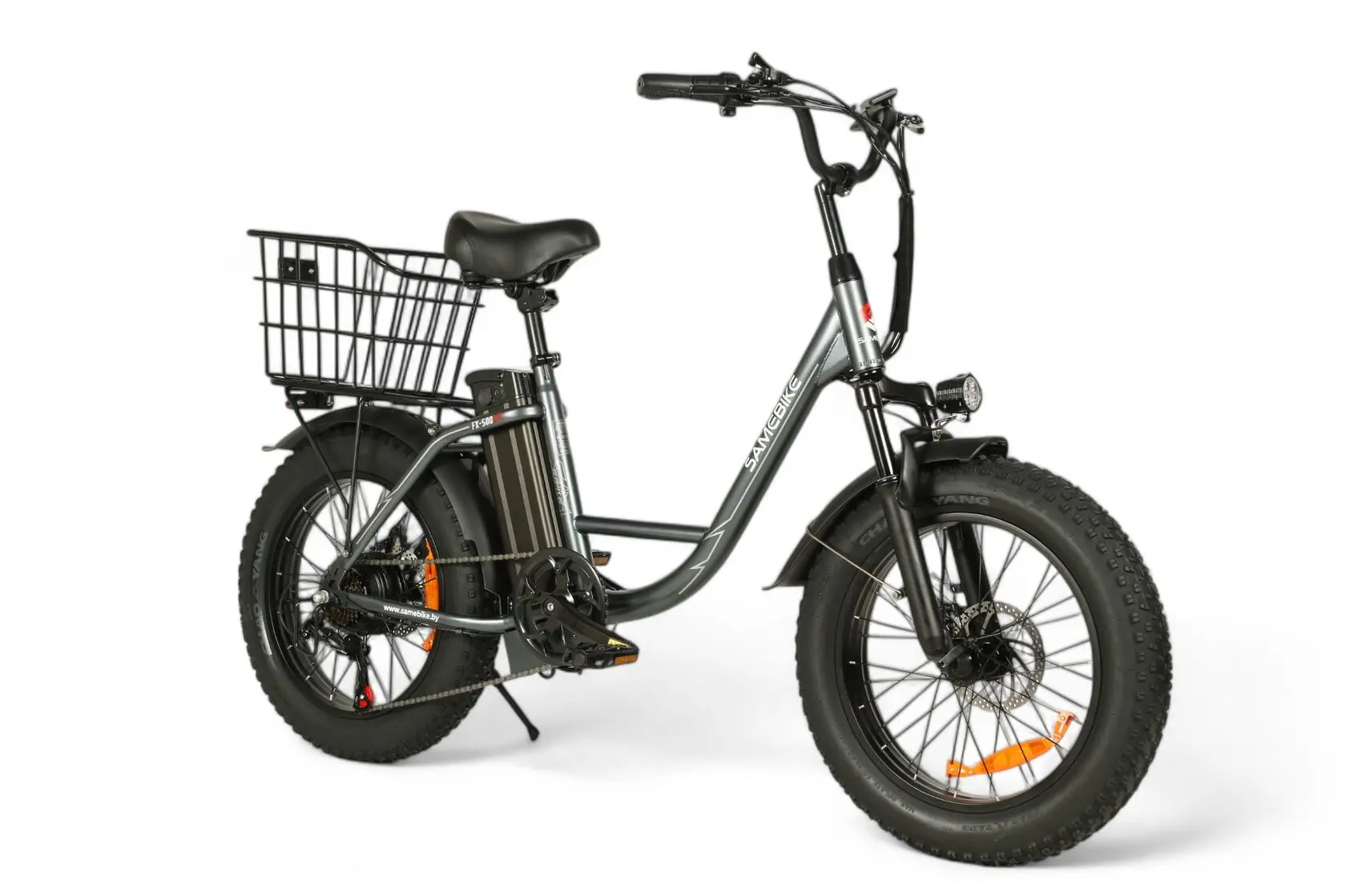 Электровелосипед SameBike FX-500 (серый) 1