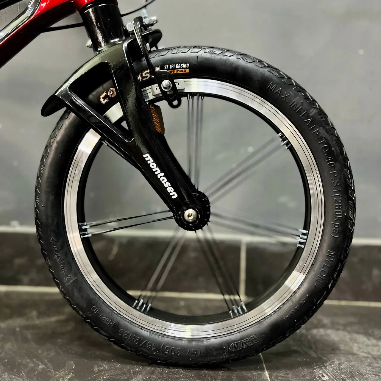 Детский велосипед Montasen M-F800 16 красный 2