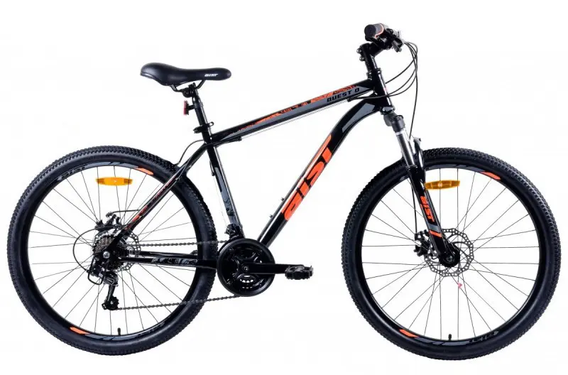Велосипед AIST Quest Disc 26 р.20 2020 (черный/серый) 1