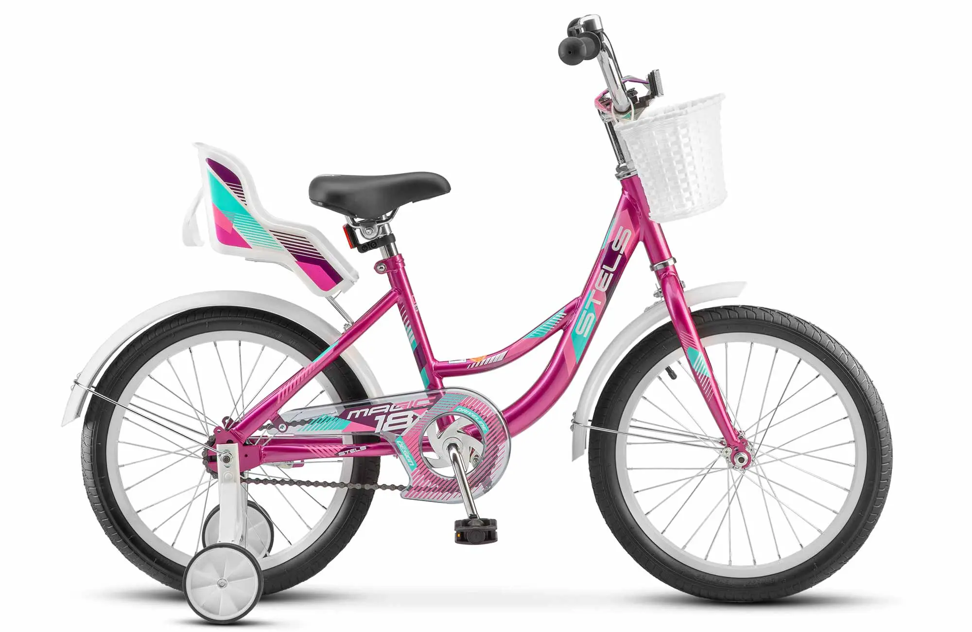 Детский велосипед Stels Magic 16 Розовый-пурпурный 1
