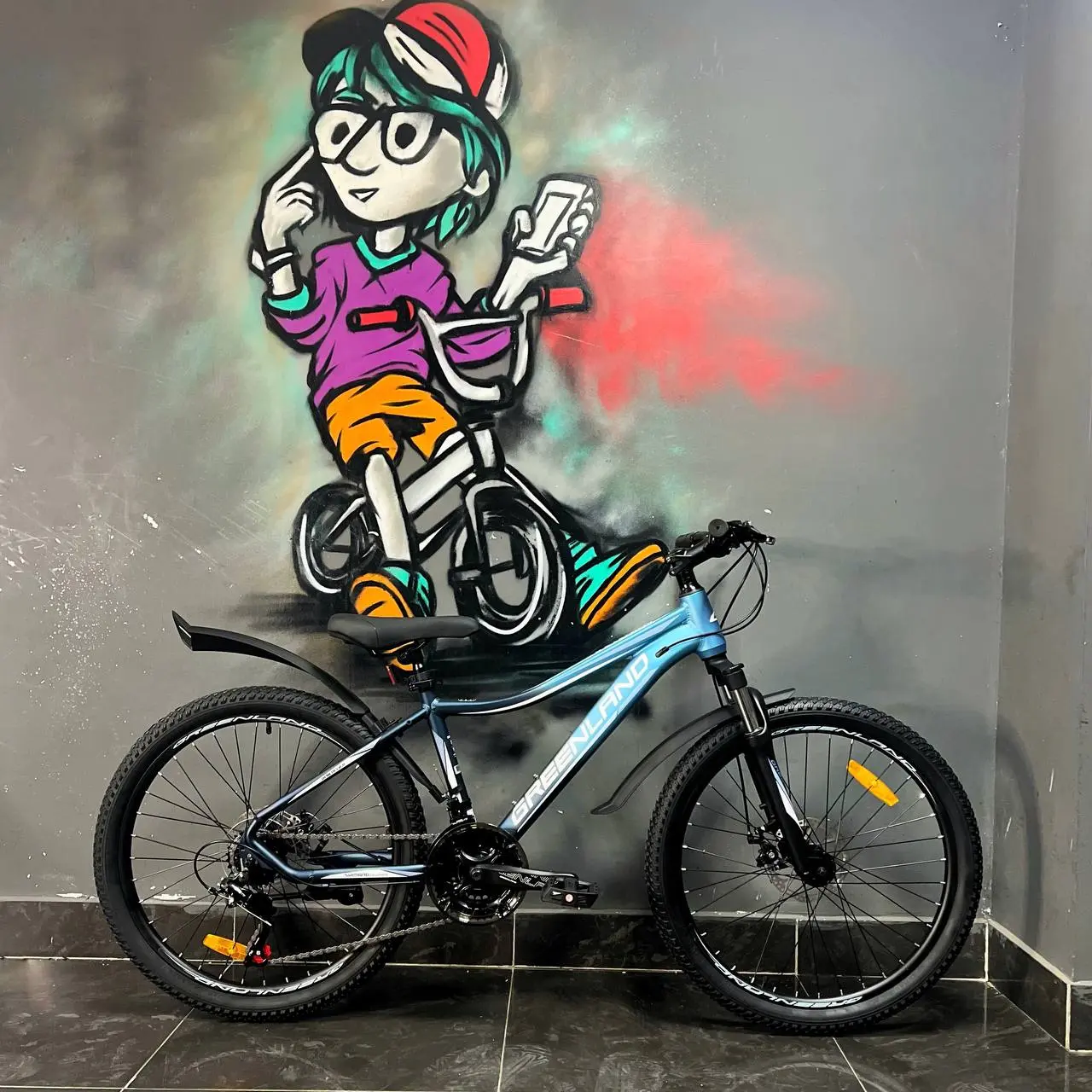 Велосипед Greenland Demetra 24 2.0 синий 2