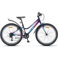 Велосипед Stels Navigator 420 V 24 V030 2022 (темно-синий) 2