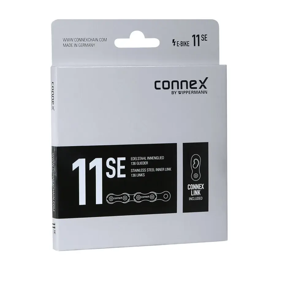 Цепь Connex, 11sE, для электровел-в, 11 скор., 1/2" x 11/128", 136 зв.,серебристый 1