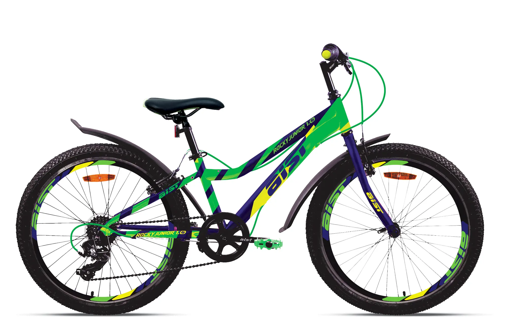 Велосипед Aist Rocky Junior 1.0 черно-желтый 1