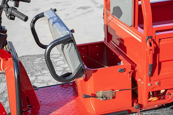 Грузовой электротрицикл Rutrike Амулет 1100 60V650W Красный 1