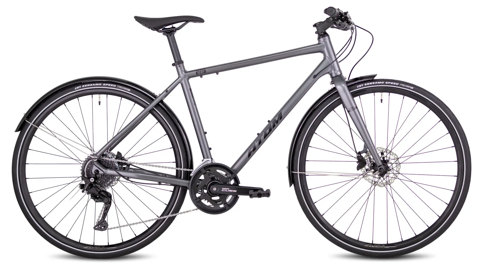 Купить Велосипед Atom Symbiotic Speed Silk Dark Silver 1