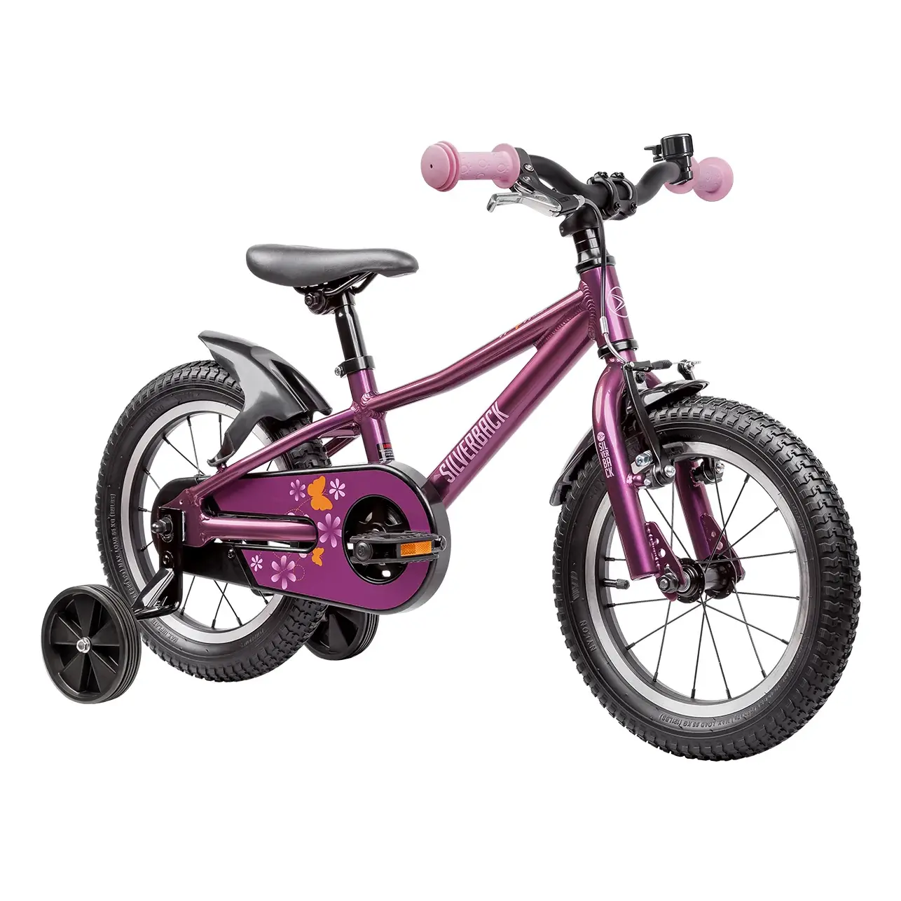 Велосипед SILVERBACK SKID 14 GIRL GLOSS HOPBUSH PURPLE/GLOSS PINK 2026 1
