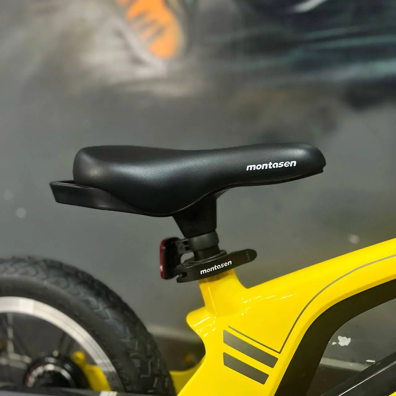 Детский велосипед Montasen M-F800 14 желтый 2