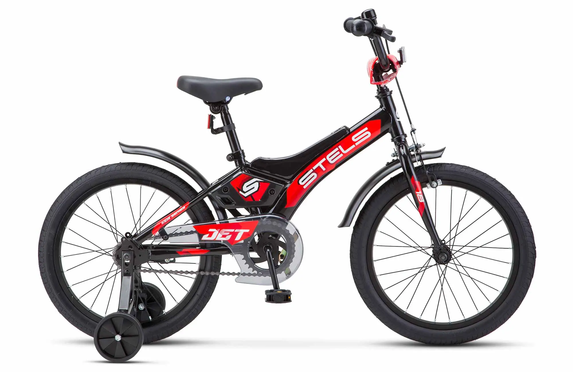 Детский велосипед Stels Jet 16" Z010 черный 1