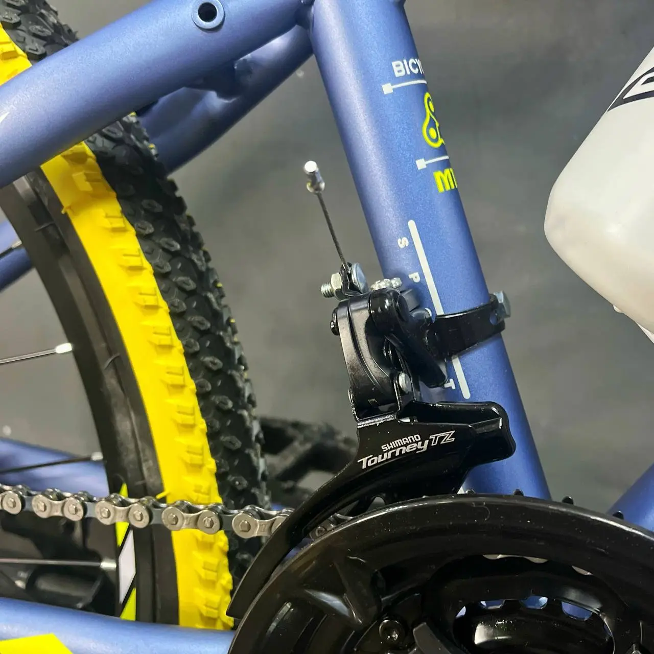 Велосипед Greenland Space 24 серый-желтый 2