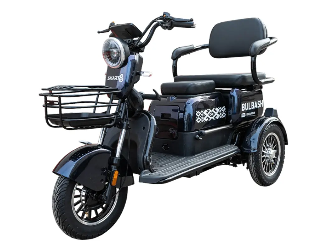 Электротрицикл Smart8 BULBASH Черный 1