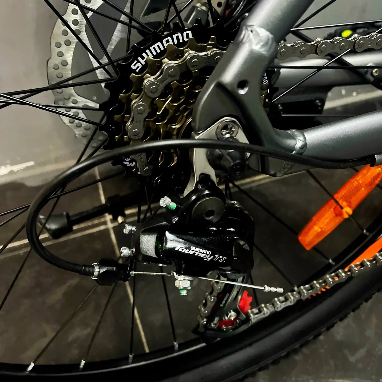 Велосипед Greenland Everest 1.0 29 серый-оранжевый 2