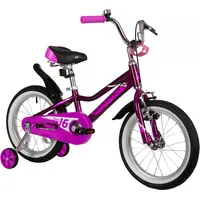 Детский велосипед Novatrack Novara 16 2022 165ANOVARA.VL22 (фиолетовый) 2