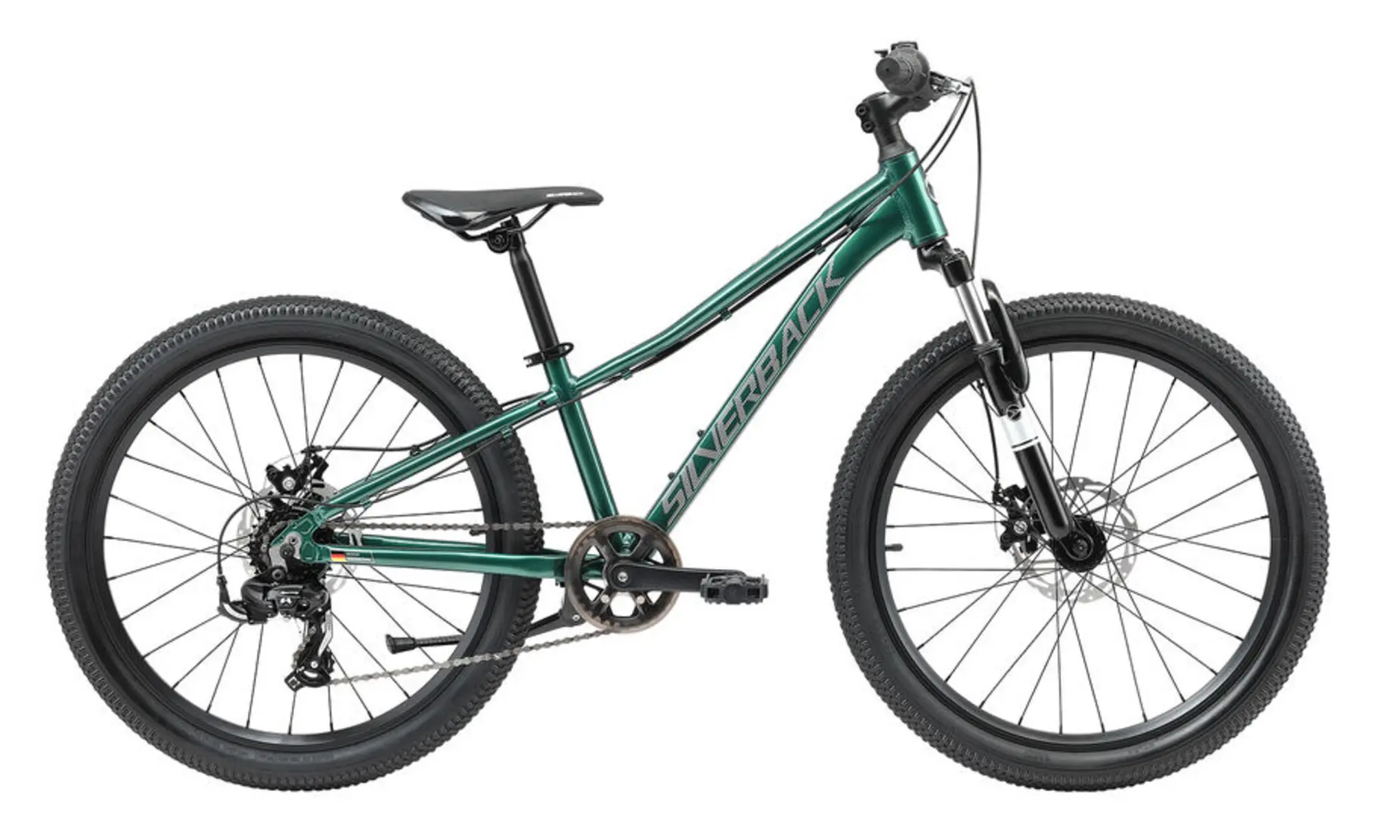 Велосипед SILVERBACK SPYKE 24 D 1 BOY GLOSS EMERALD/GLOSS SILVER 2026 1