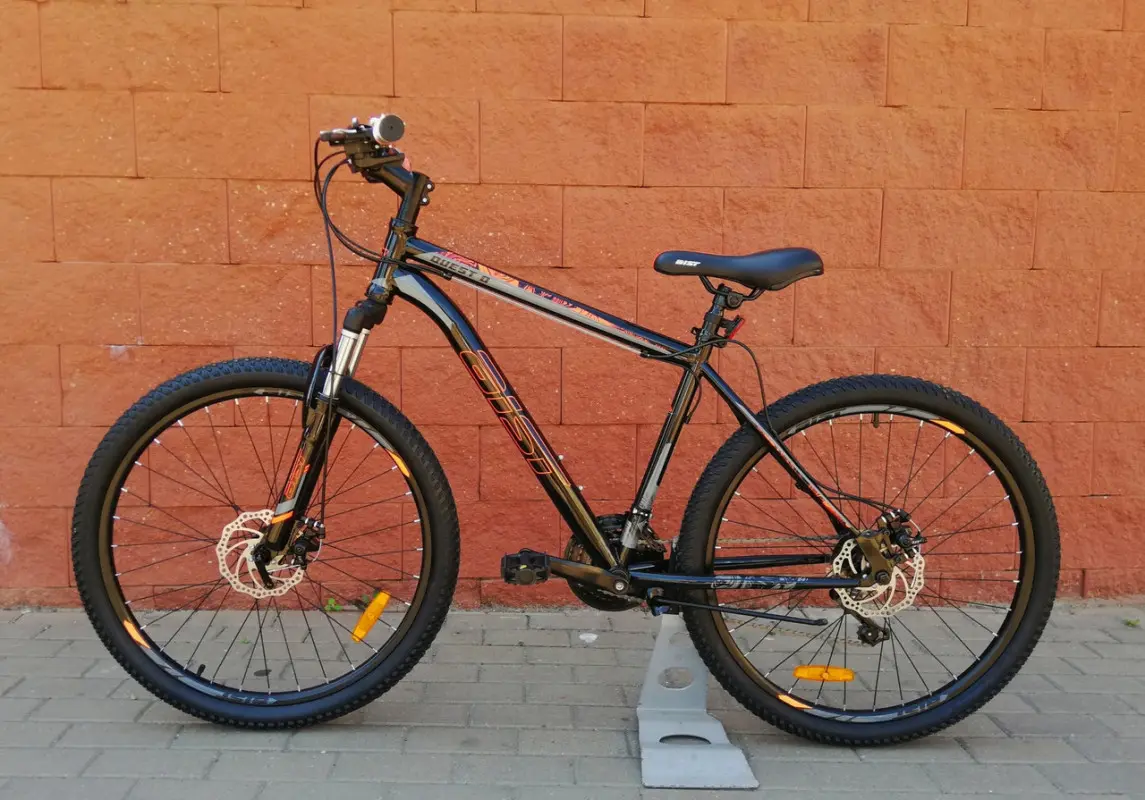 Велосипед AIST Quest Disc 26 р.20 2020 (черный/серый) 1