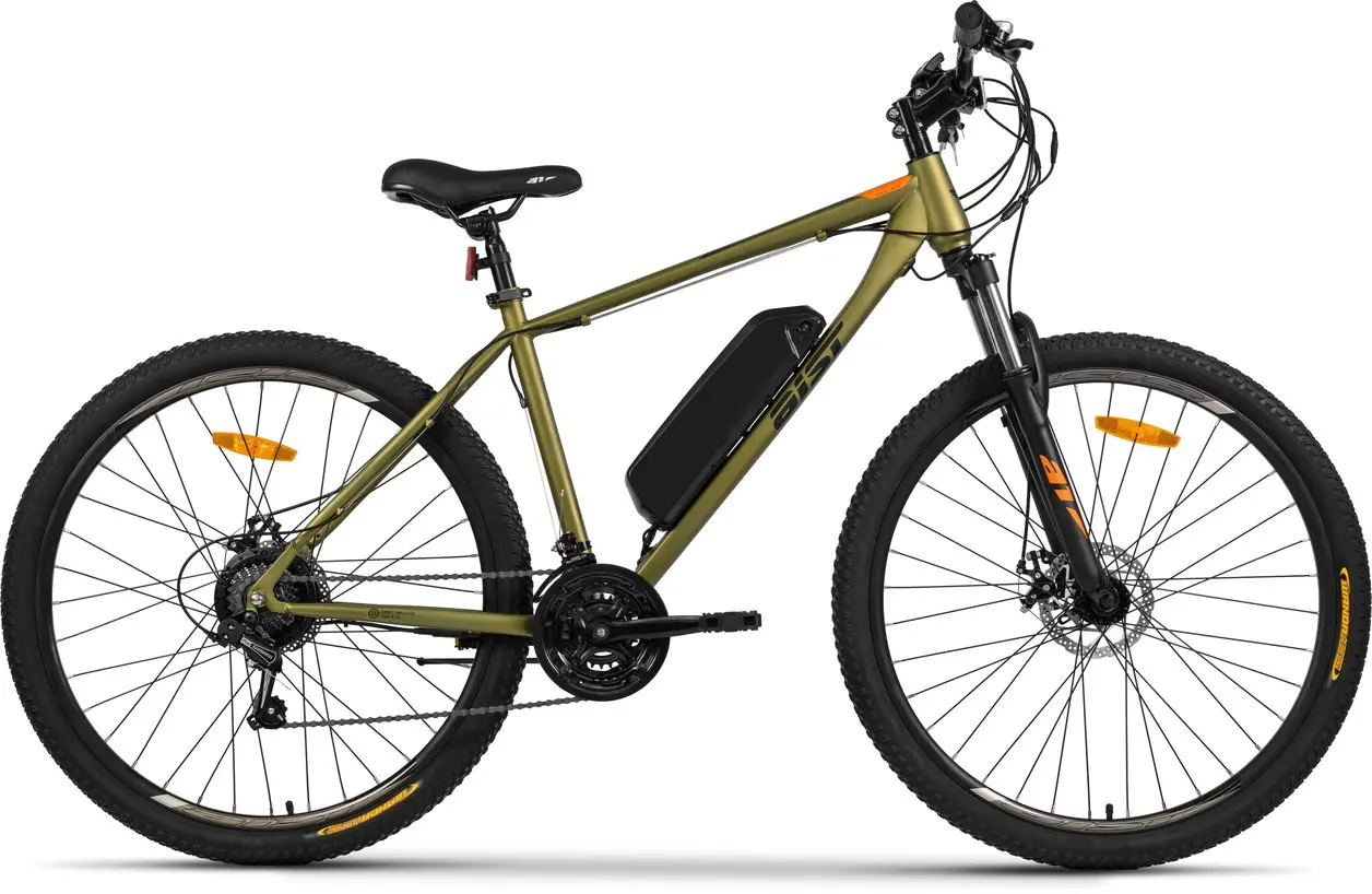 Электровелосипед Aist e-Quest Disc 29 оливковый 1