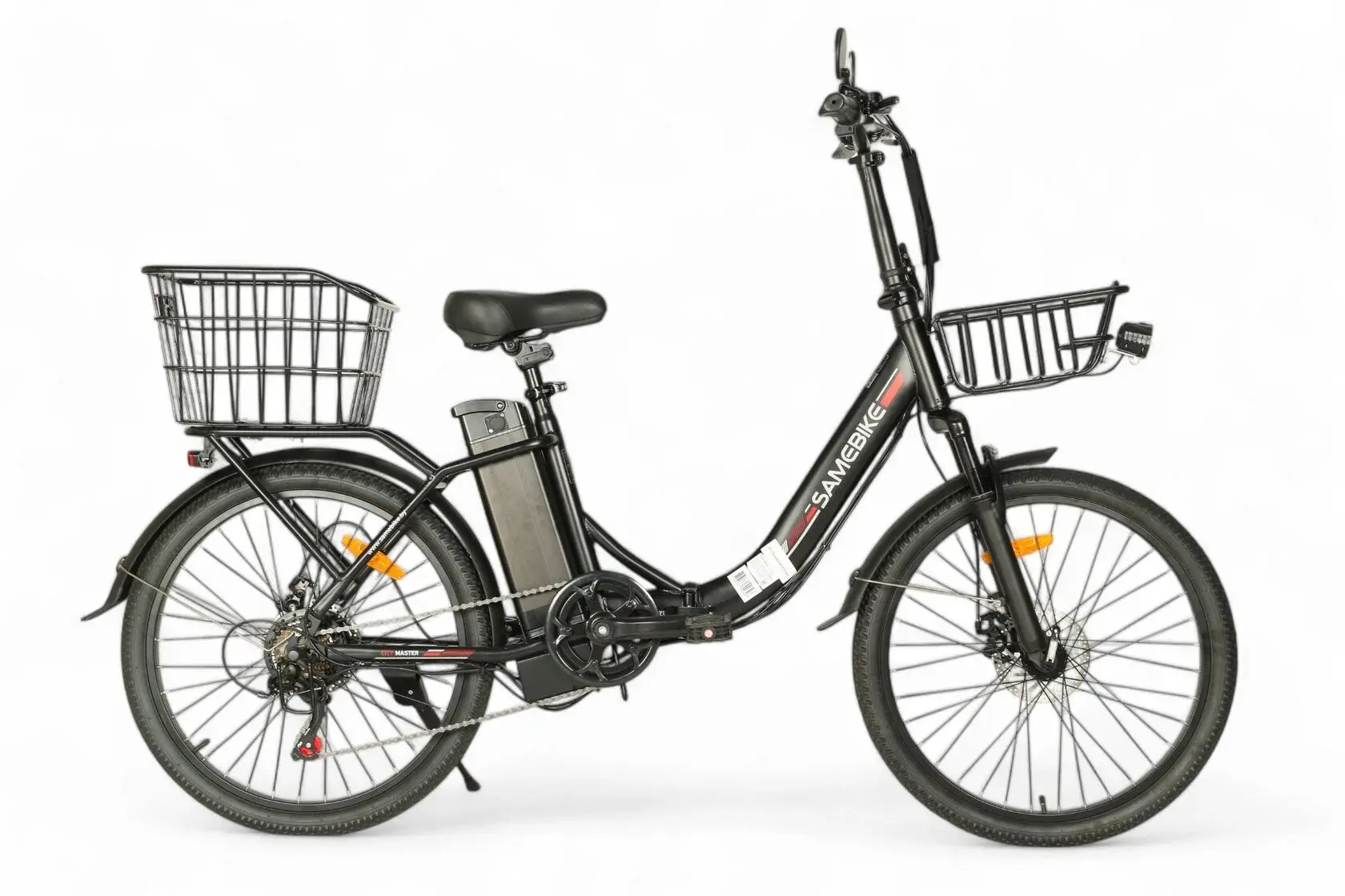 Электровелосипед SameBike City Master черный 1