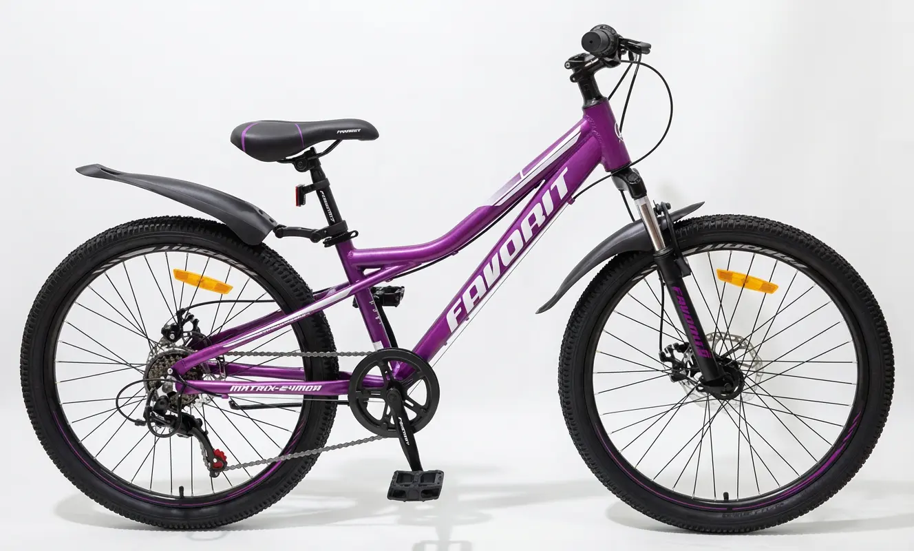 Велосипед Favorit Matrix 24MDА фиолетовый 1