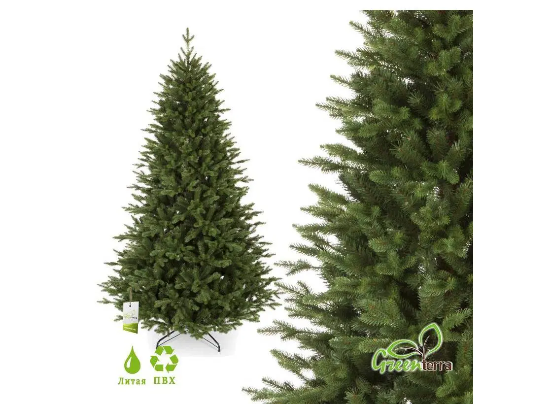 Елка Аляска светлая 220 см 1