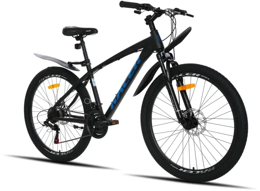 Racer Boxfer 26 черный матовый/голубой 1