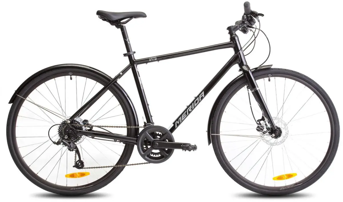 Merida Crossway Urban 50 Lady GlossyBlack/MattSilver 1