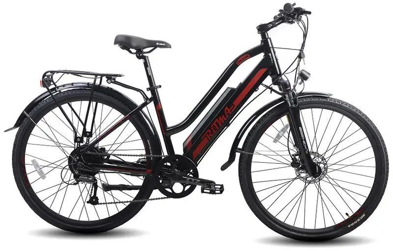 Электровелосипед Ritma FJORD313 черный/красный 1