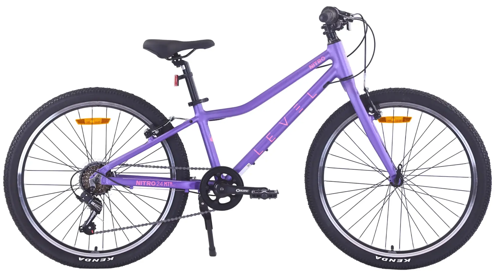 Велосипед Level Nitro 24 (фиалка матовая) 1