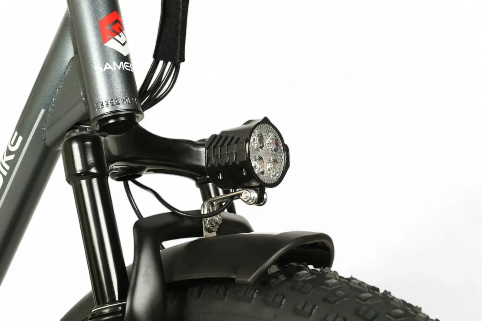 Электровелосипед SameBike FX-500 (серый) 1