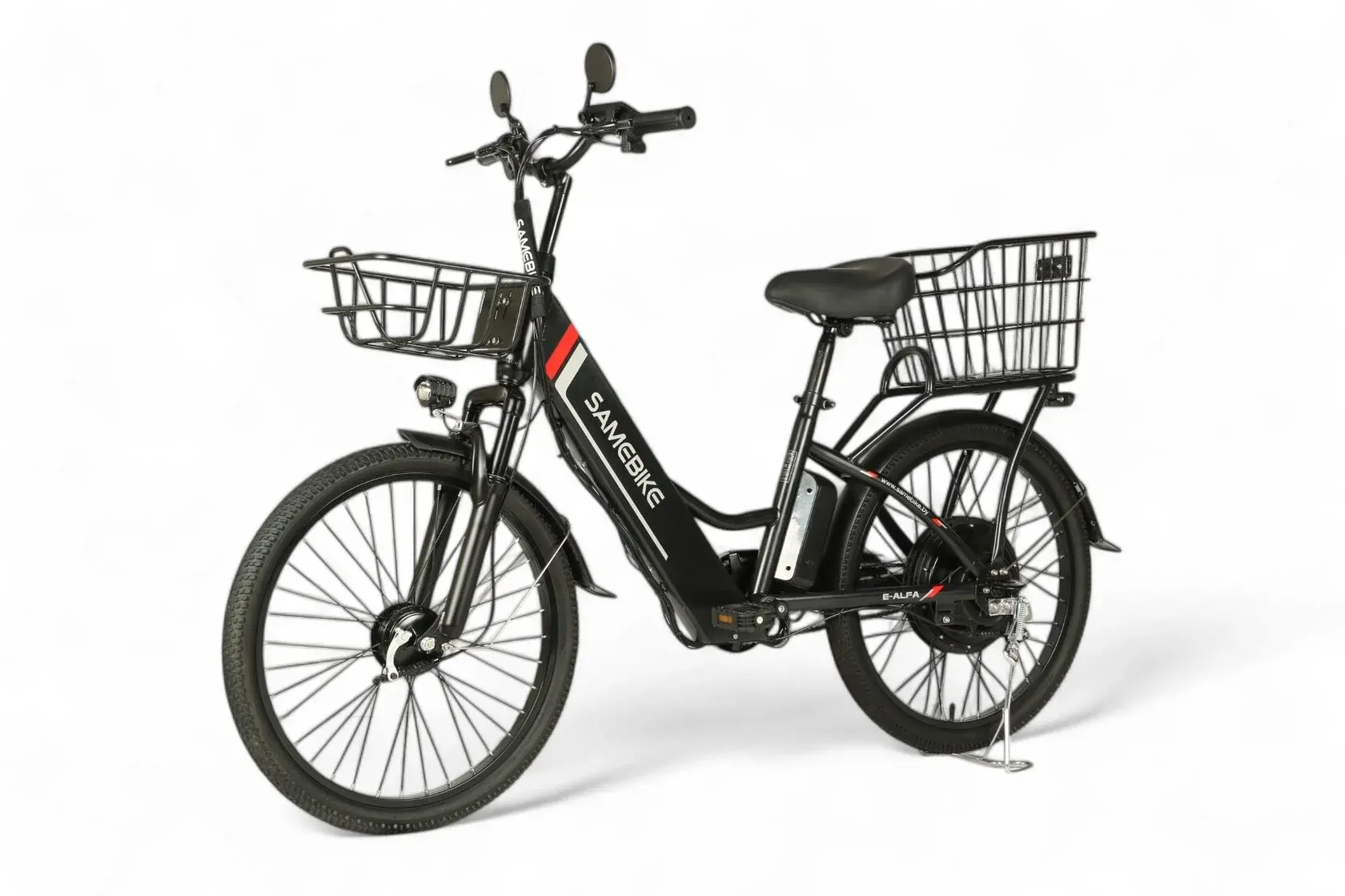 Электровелосипед SameBike E-ALFA 350w 36v черный 1