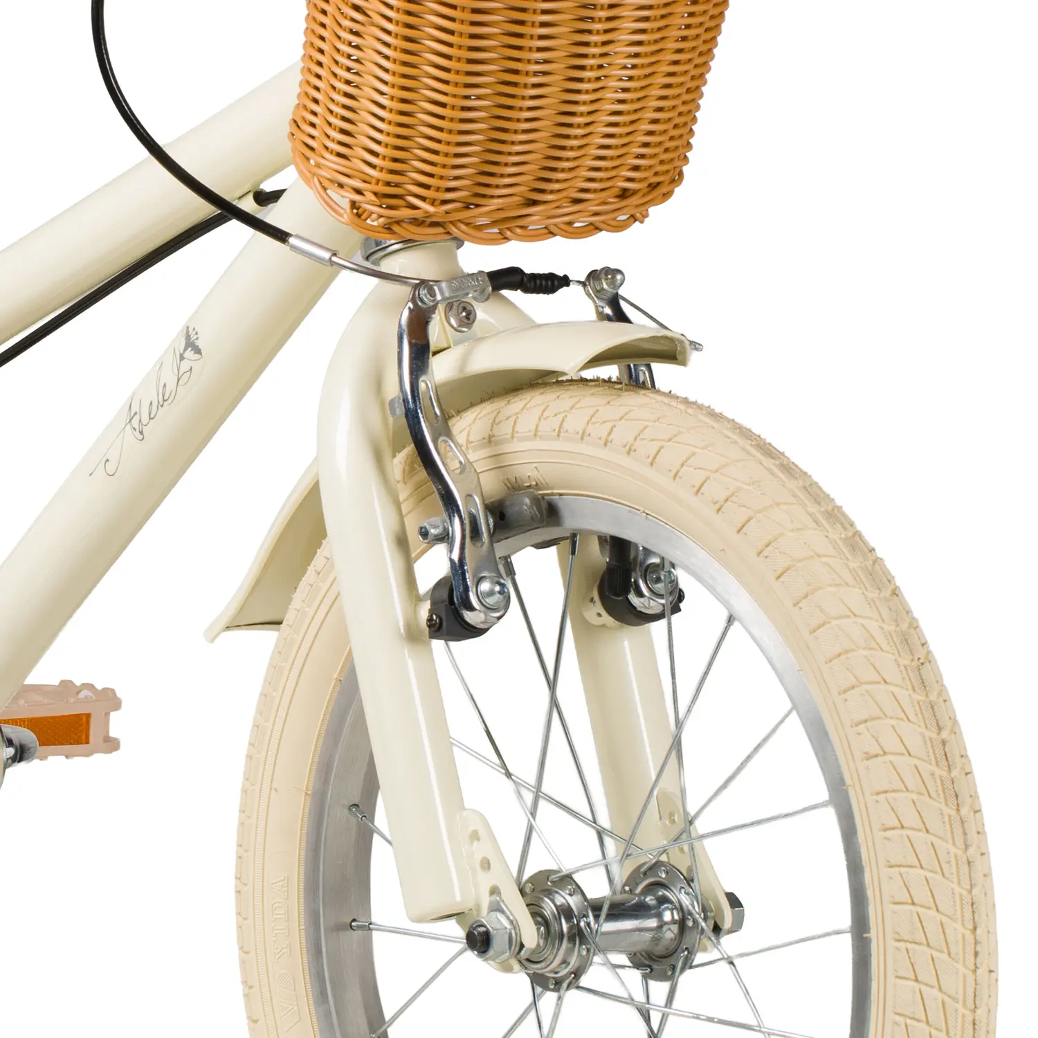 Детский велосипед Novatrack Adele 16 бежевый 1