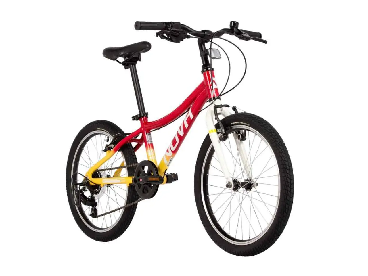 Детский велосипед Novatrack Katrina 20 6 V желтый/красный 1