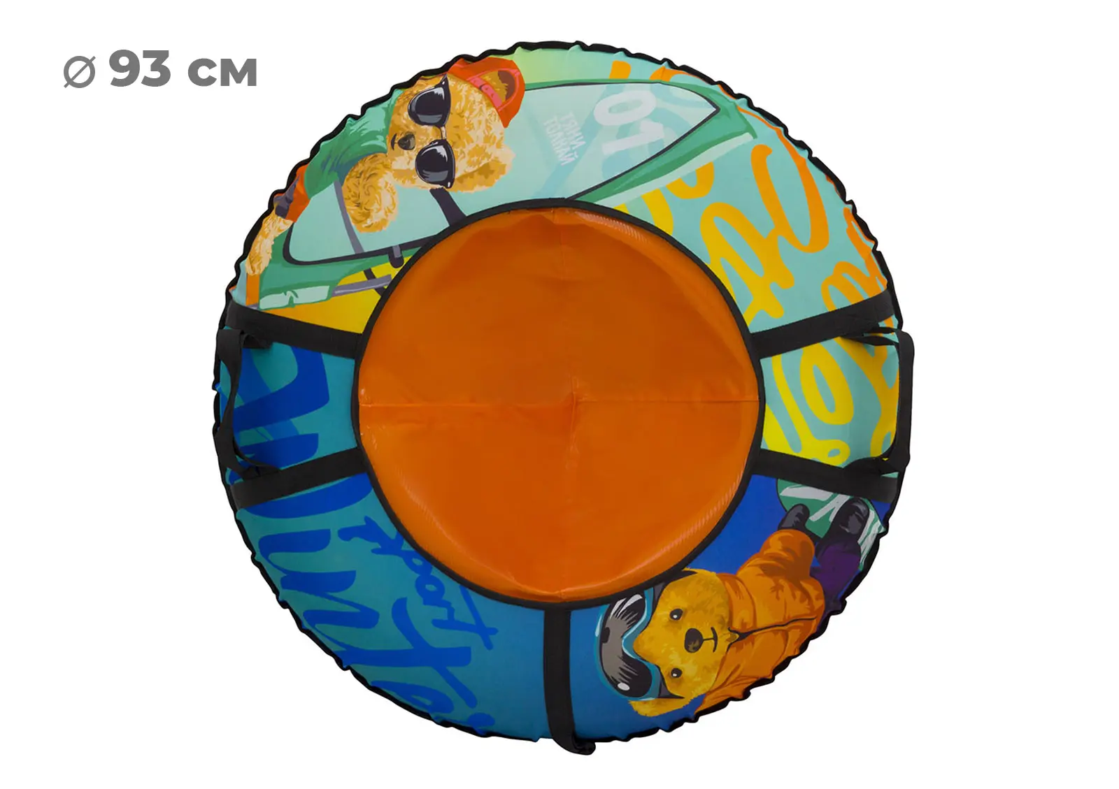 Тюбинг 93см ОКСФОРД BOARD LED С камерой  (СВЕТЯЩИЙСЯ В ТЕМНОТЕ) 1