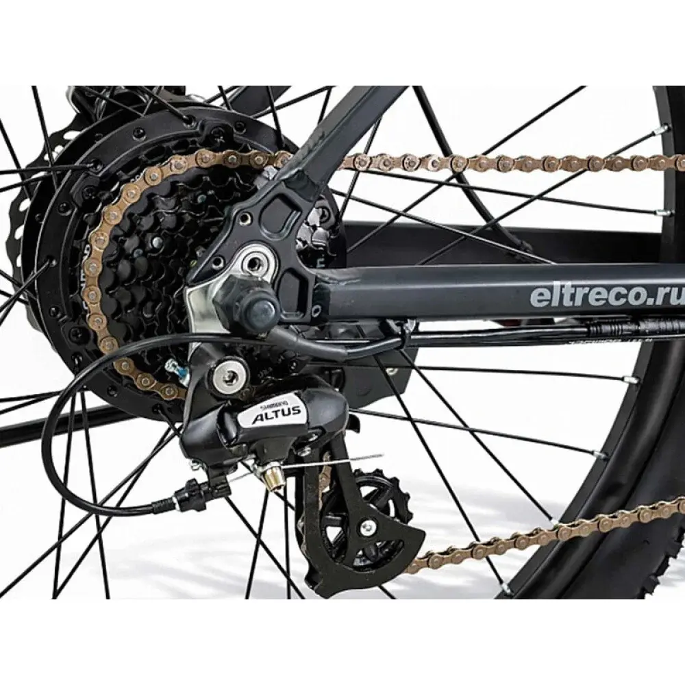 Электровелосипед Eltreco Ultra MAX серебристый матовый-3159 1