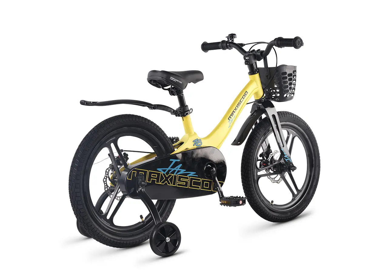 Детский велосипед Maxiscoo Jazz Pro 18 2026 / MSC-J1855P желтый матовый 1