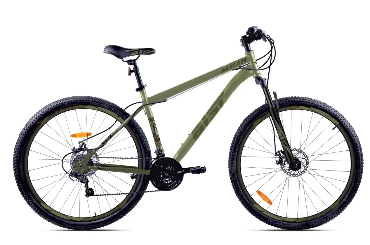 Велосипед Aist Quest Disc 29 зеленый 1