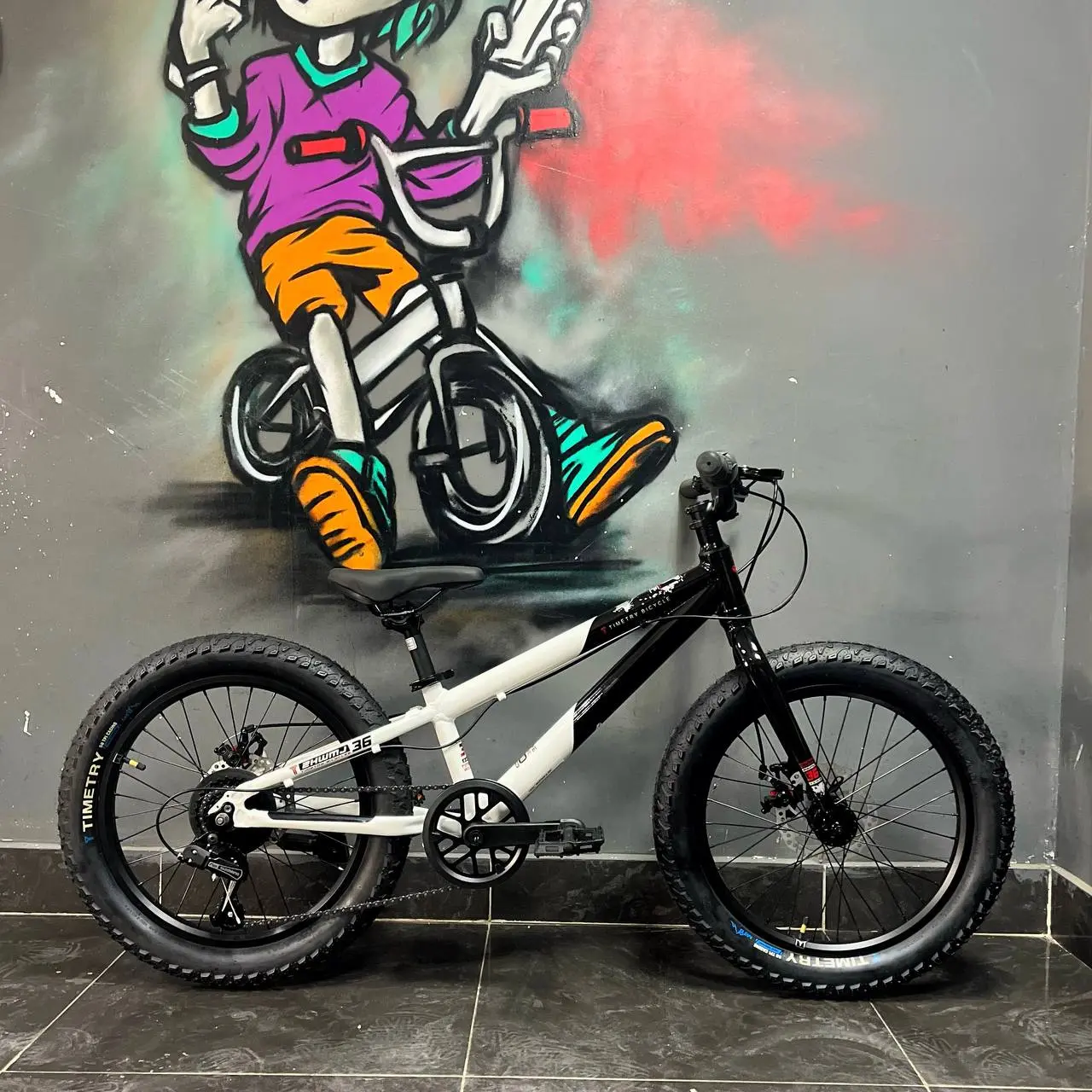 Детский велосипед Timetry TT290 20 черный-белый 2