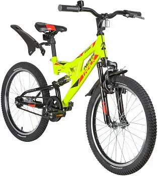 Детский велосипед Novatrack Shark 20 2020 20SS1V.SHARK.GN20 (зеленый) 2