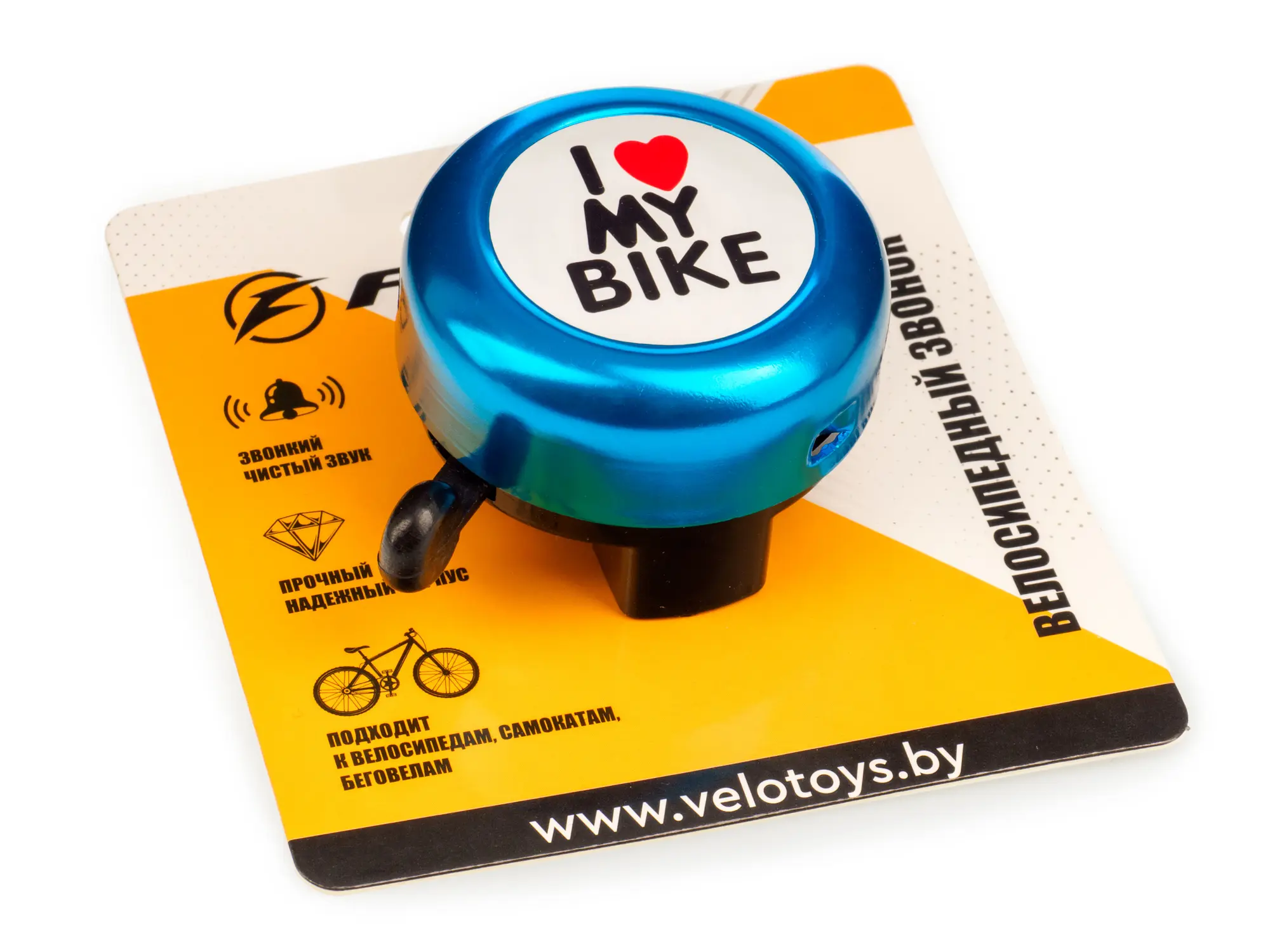 Звонок велосипедный 54 мм TD-0602B 1